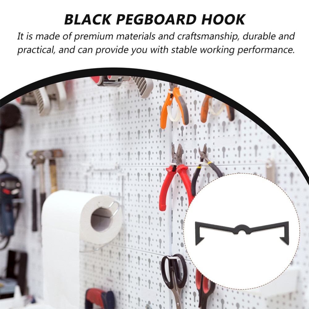 60 Pezzi Clip Fissaggio Ganci per Pegboard in Inossidabile Supporto 60 Pezzi Clip Fissaggio Ganci per Pegboard in Inossidabile Supporto