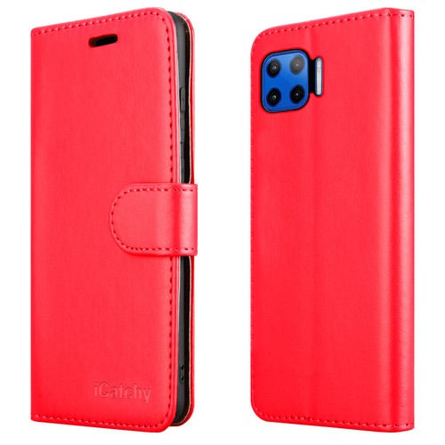 For Motorola Moto G 5G Plus Phone Case Leather Wallet Flip Stand View Cover - Picture 2 of 82