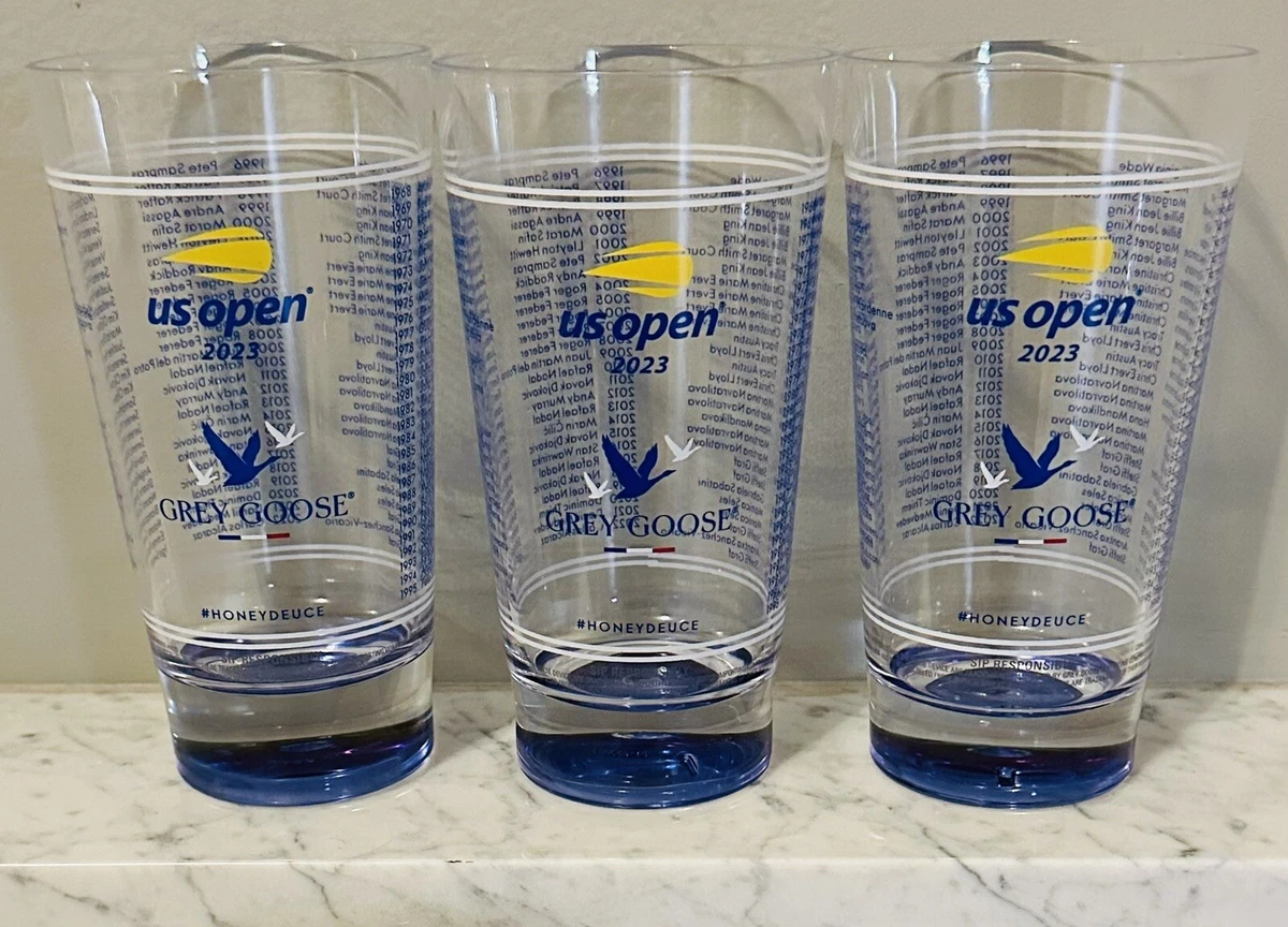 US Open テニス2025 タンブラー　コップ 6 US Open 2025 Tennis Grey Goose Vodka Honey Deuce Plastic Tumbler