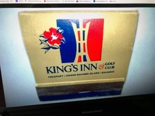 Vintage "KING'S INN-Golf Club"Freeport, BAHAMAS matchbook Made in USA