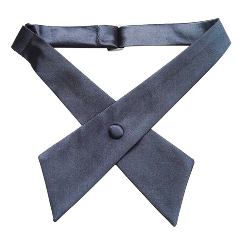 Adjustable Criss-Cross Tie School Uniform Cross Bow Pre Tie Necktie Satin Girls' - Picture 19 of 35
