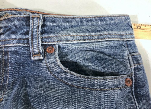 American Eagle Damen Regular Stretch Baumwollmischung Jeans 28 x 26" Distressed - Bild 8 von 10