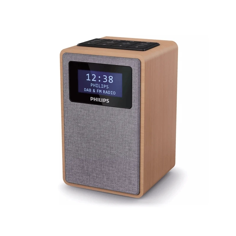 NO BOX Philips Wooden Radio TAR5005 DAB+/FM LED Clock & Alarm - Image 3 of 4