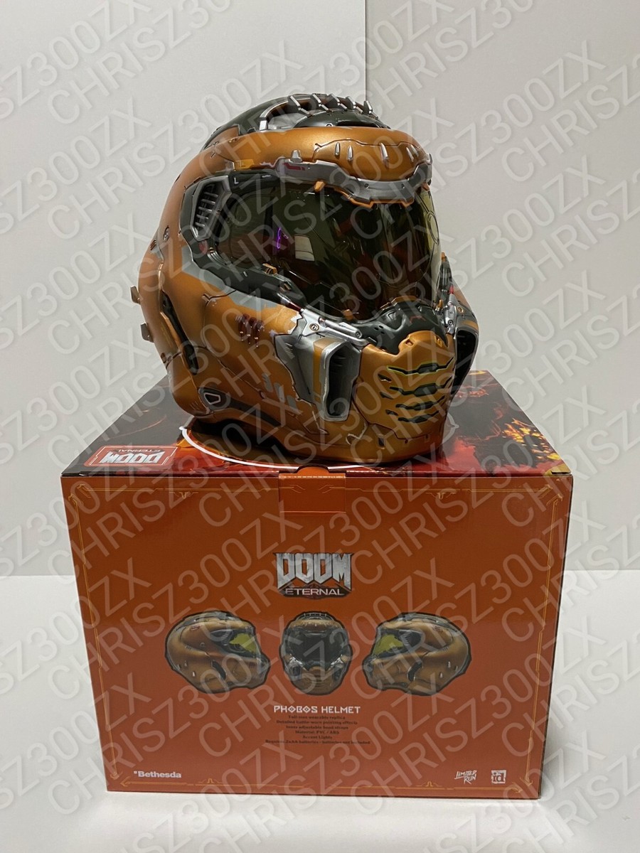 Doom Eternal Phobos Collector's Edition Helmet Figure Light