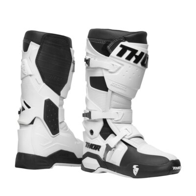 Thor Radial Motocross Boots White Motorcycle Enduro MX