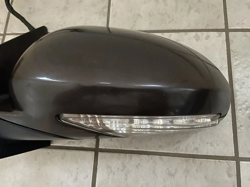13-16 BUICK ENCLAVE DRIVER LEFT SIDE MANUAL FOLDING w/MEMORY SEAT MIRROR MOCHA