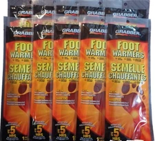 Grabber Full Insole Foot Warmers, Small/Medium, 5+ Hours 10 Packs NEW exp. 5/25