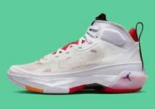 Nike Air Jordan XXXVII 37 Hare White Red Black Multicolor DD6958-160 sz 10 Shoes