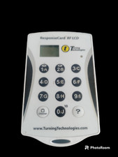 Turning Technologies Response Card RF LCD RCRF-03 Clicker Tested Working