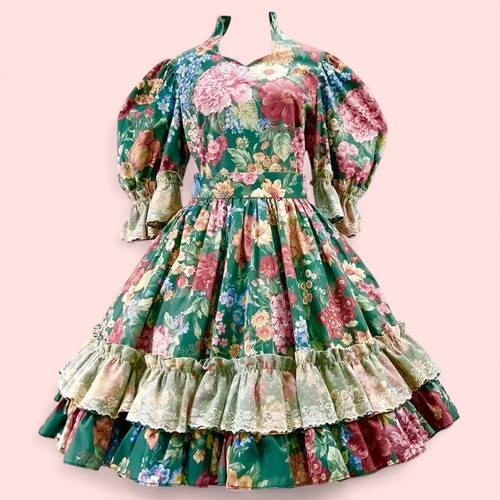 VESTIDO RENACENTISTA VINTAGE FALDA SWING CAPRICHOSA VANGUARDIA VICTORIANO MEDIEVAL - Imagen 18 de 18