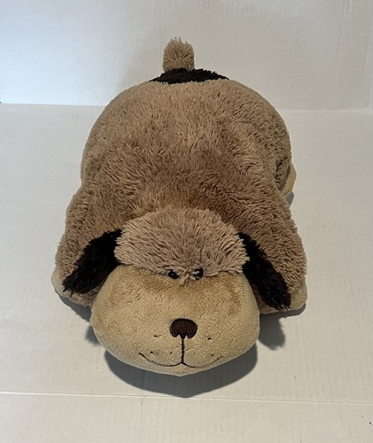 2010 PILLOW PETS Pet 19" *20” Tan Brown Soft Plush Stuffed Animal Puppy Toy - Picture 3 of 7