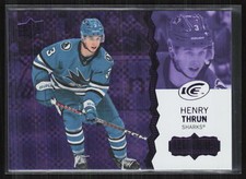 Henry Thrun 2023-24 UD ICE Rookie Purple #142 San Jose Sharks