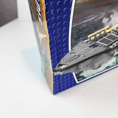 Mega Bloks 3708 Navy Destroyer Probuilder - New Old Stock Sealed Damaged Box - Picture 4 of 10