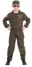 Forum Novelties Fighter Jet Pilot Boy Costume, As Shown, Small