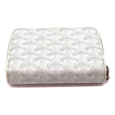 【極美品】GOYARD 二つ折り財布　チュイルリー　ホワイト Goyard Tuileries Bi-fold Wallet PVC White Billfold Dollar Holder