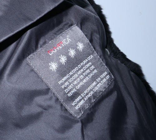 DUVETICA Womens Gray Buttons Down Jacket Size 46 - Picture 6 of 10