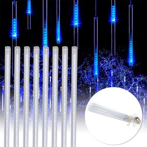 192/288 LED Lights Meteor Shower Rain Tree String Light Garden Party Xmas Decro - Picture 20 of 21