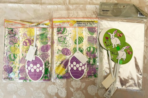 Large Lot Easter Tissue Paper & Party Loot / Favor / Bags & Basket Bags - Picture 11 of 12