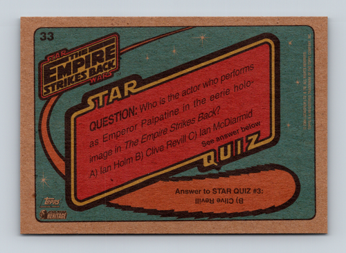 2004 Topps Star Wars Heritage #33 A JEDI MASTER ON DAGOBAH - Picture 2 of 2