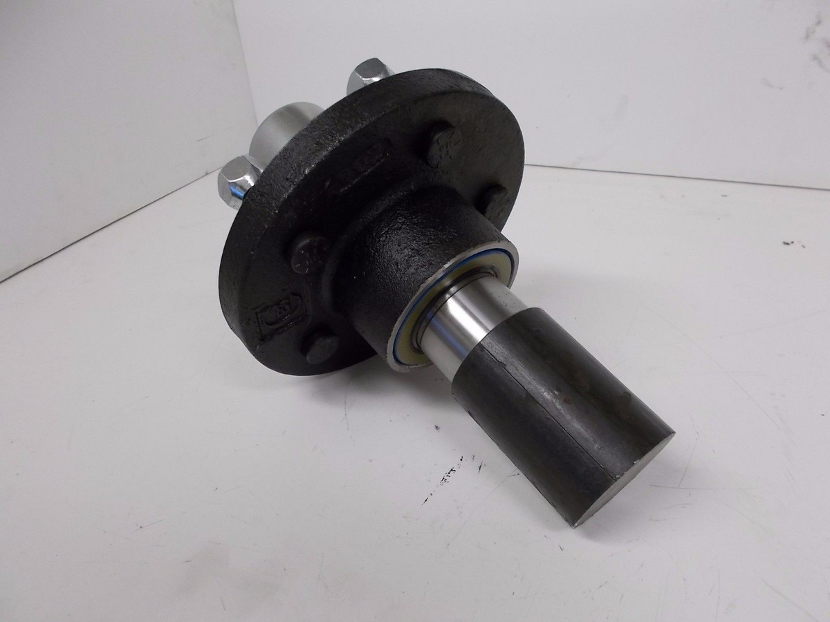 5 X 4.5 Replacement Idler Hub Spindle Kit Stub End Unit Trailer Axle 3500# #84 E - Foto 1