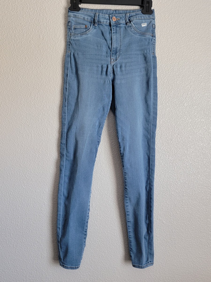 &Denim Womens Jeans Size 26/32 Jegging High Waist Mid Rise Denim