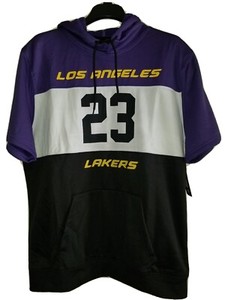 lakers cut off hoodie