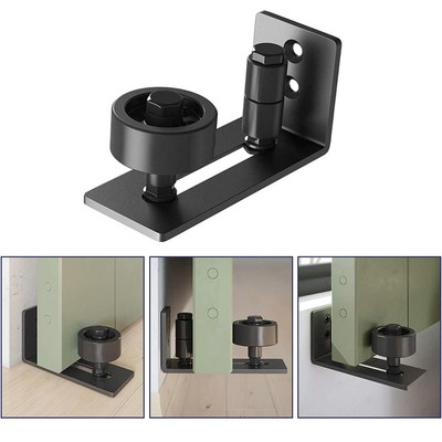 Sliding Barn Door Floor Guide Adjustable Roller 8 Setup Option Stop Door Swing