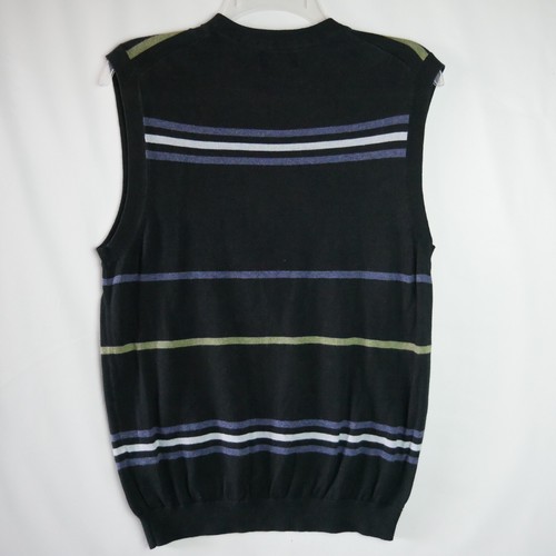 Banana Republic Para Hombres Talla S Rayas Sin Mangas Cuello en V Pullover Suéter Chaleco - Imagen 4 de 8