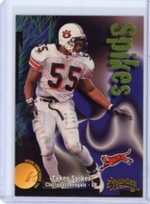 1998 Skybox Thunder Takeo Spikes Rookie RC - Cincinnati Bengals SW1