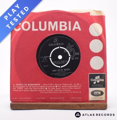 Ralf Bendix - Baby Sittin' Boogie - 7'' Vinyl Record - EX/VG+