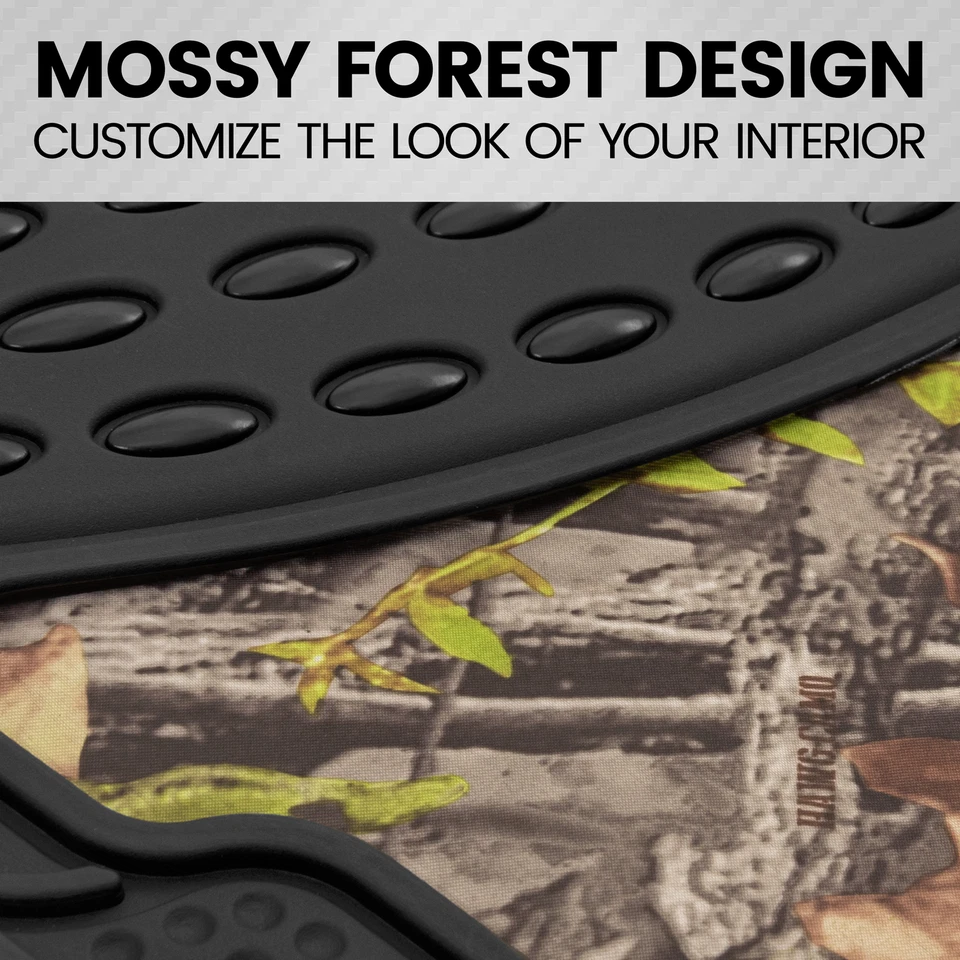 Alfombrillas de goma camuflaje camuflaje - Todo tipo de clima - 4 piezas impermeables Foto 3 de 4