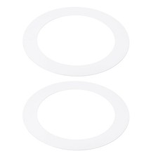 2pcs 5" ID 7.5" OD Goof Rings for Recessed Light Matte White Goof Trim Ring