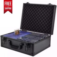 For Toploader Hard Case 3" x 4" 35pt Sports Cards Storage Boxes 600+ w/ Strap US