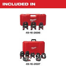 Milwaukee 49-16-2696 Black Iron Press 1/2 in. - 1 in. Kit