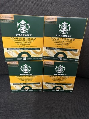 64 ct Nespresso Pods Starbucks Blonde Espresso Roast Coffee Vertuo Capsules LOT
