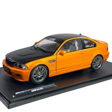 Modellino Auto Solido 1/18 BMW E46 M3 Coupe Solido Works Orange 2000
