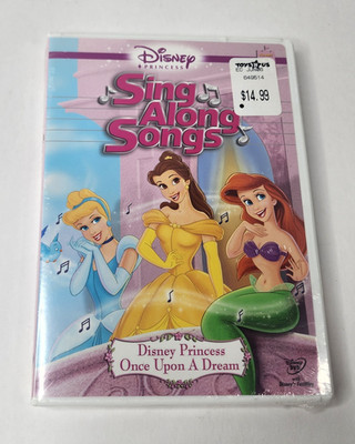 Disney Princess Sing Along Songs - Once Upon a Dream (DVD, 2004) - New/Sealed