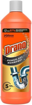 Drano (Mr Muscle) Extra Stark, Power Gel Rohrfrei Abflussreiniger,