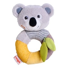 HABA 306654 Greifling Kuschel Koala Babyspielzeug ab 6 Monaten Grau