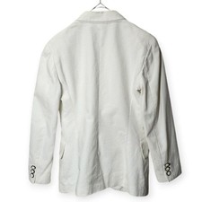 FENDI Women's Tailored Jacket White Size 42