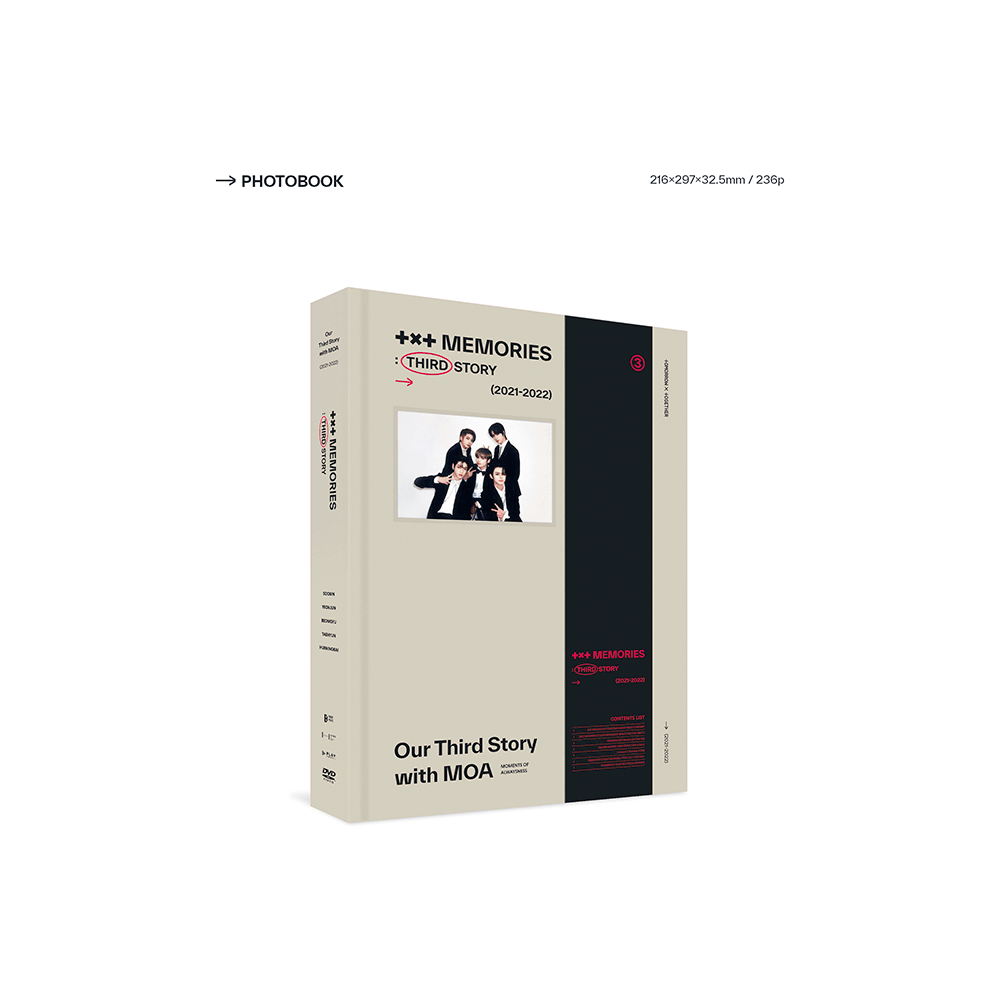 TXT Memories: Third Story DVD Official K-POP Authentic Goods | eBay