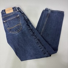 abercrombie Boys Blue Jeans Dark Wash 16 Cotton Straight Leg