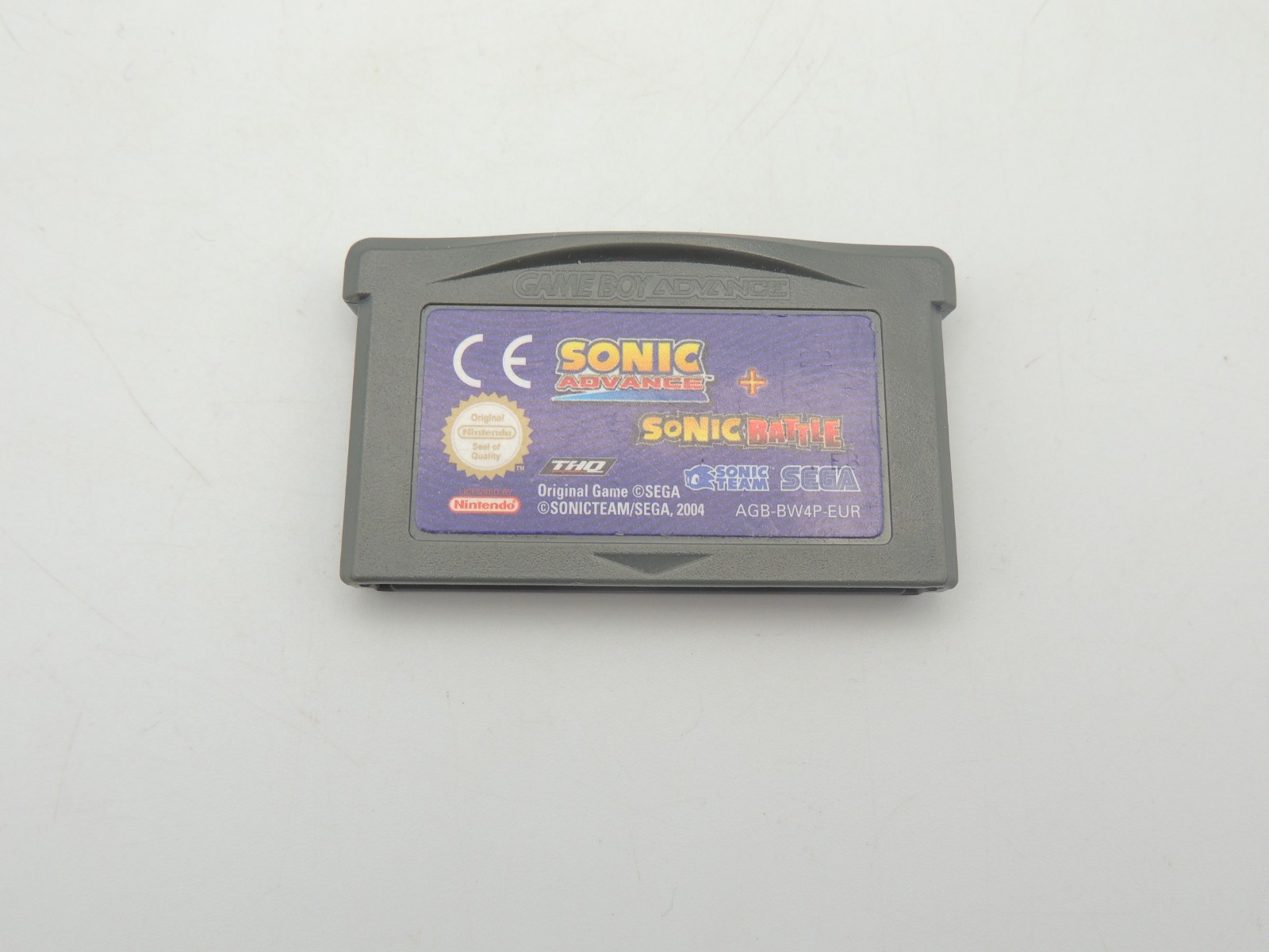 Jeu Nintendo Game Boy Advance - GBA - Sonic Advance + Sonic Battle - Loose
