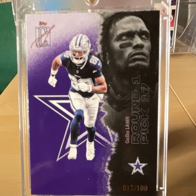 Topps 2025 Signature Class CeeDee Lamb /100 #16 Cowboys