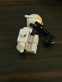 LEGO Star Wars Clone Pilot Minifigure Clone Trooper 7958 Yellow Trim GUC OD3