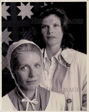 1996 Press Photo Patty Duke & Lolita Davidovich in "Harvest of Fire" - srp18144