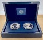 2012 American Eagle San Franciso Two Coin Silver Proof Set-2oz- OGP & COA