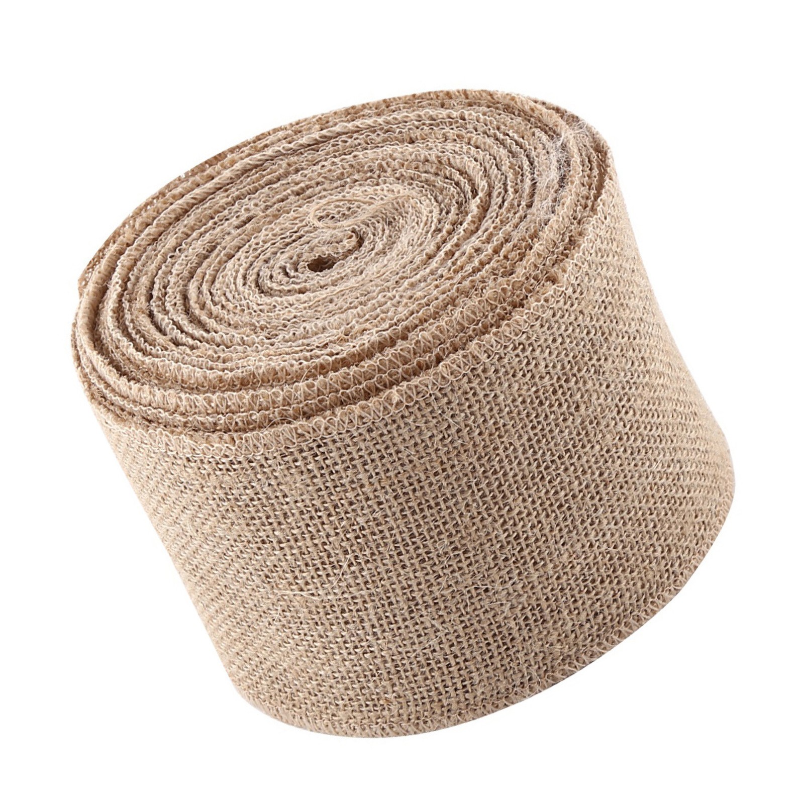 10M Craft Hessian Jute Burlap Fabric Gift Wrapping Ribbon Table Runner (10CM)