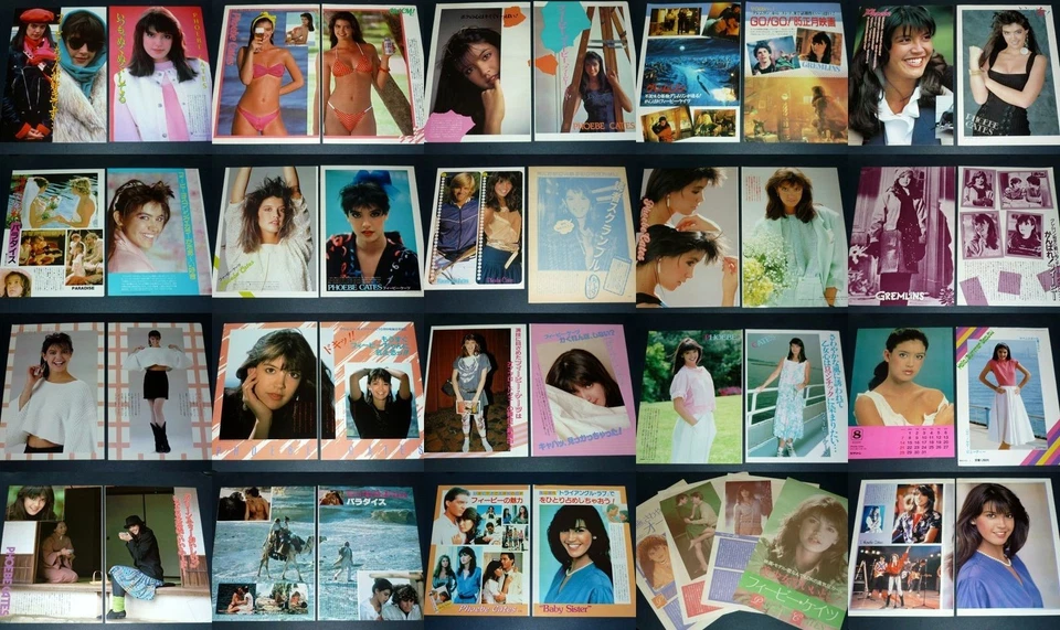 Lote de 43 recortes de imágenes JPN de Phoebe Cates años 80 Foto 2 de 4