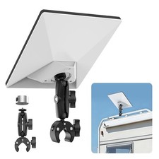 2025 New Version Adjustable Clamp Mount Kit for Starlink Mini RV, Pole, Yacht